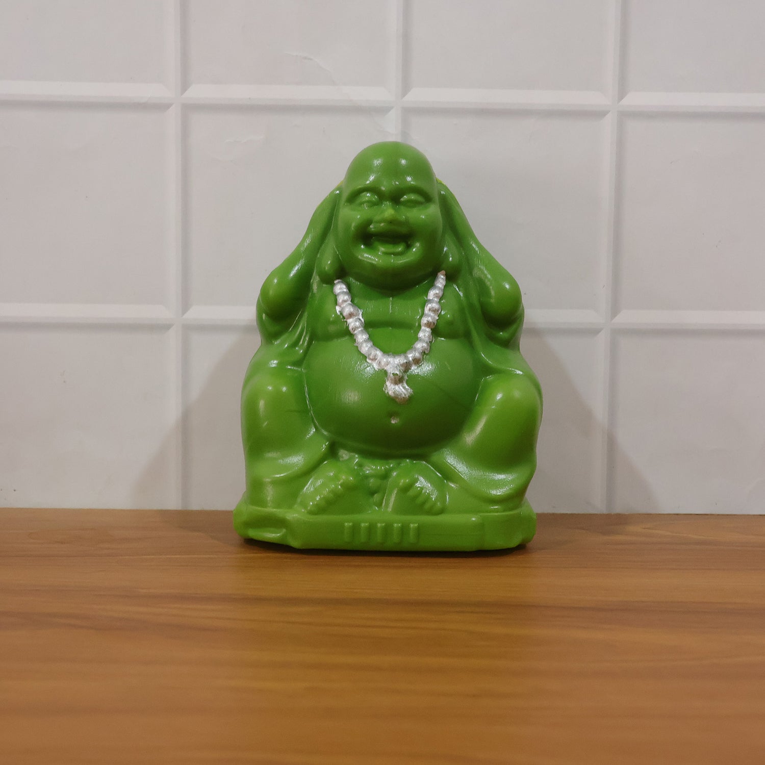 Live display of Laughing Buddha Coin Saving Box