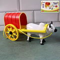 Bullock Cart Toy for Kids – Classic Educational Pull-Along Playset
