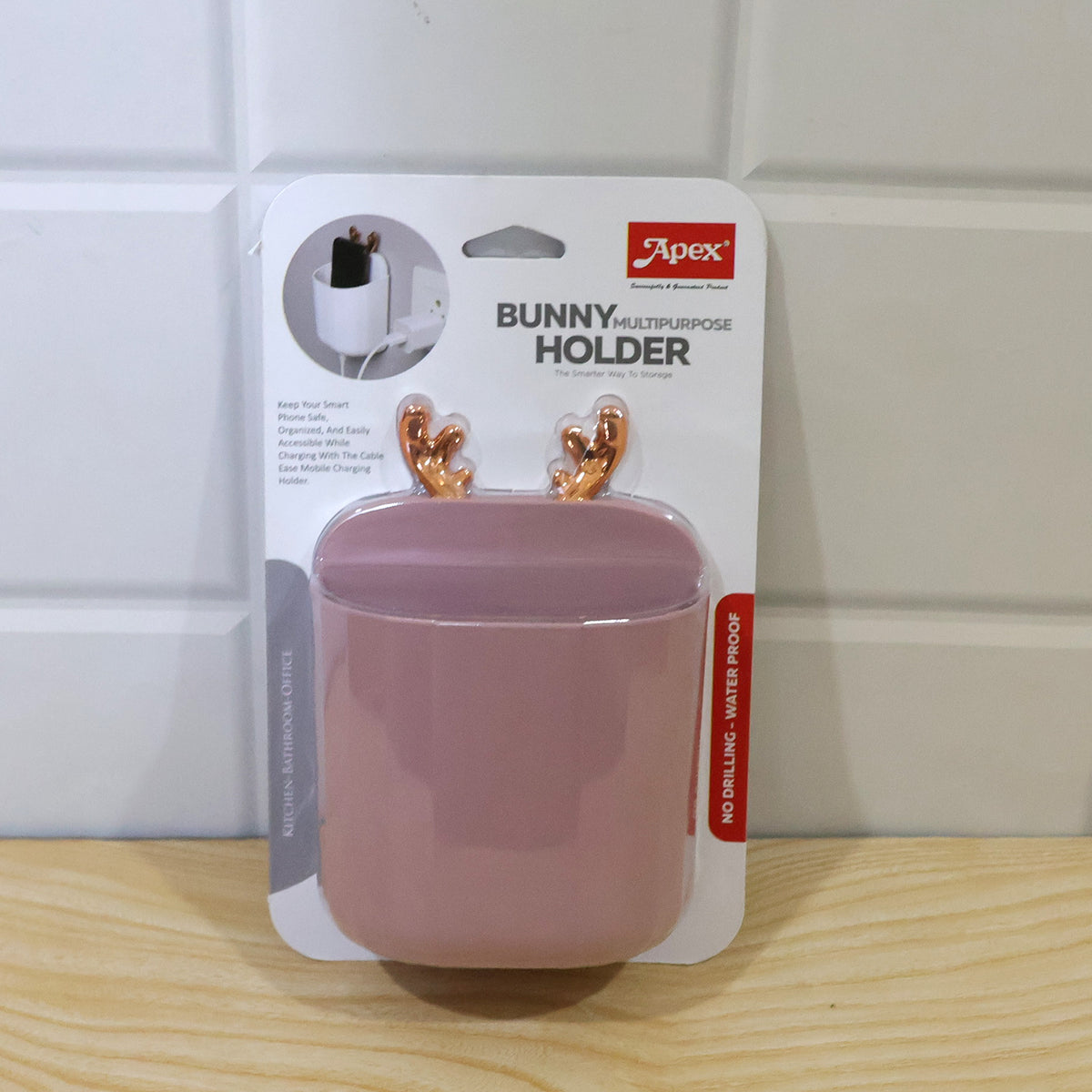 Apex Wall Mounted Phone Holder with Antler Design, Multipurpose Stand (1 Pc)