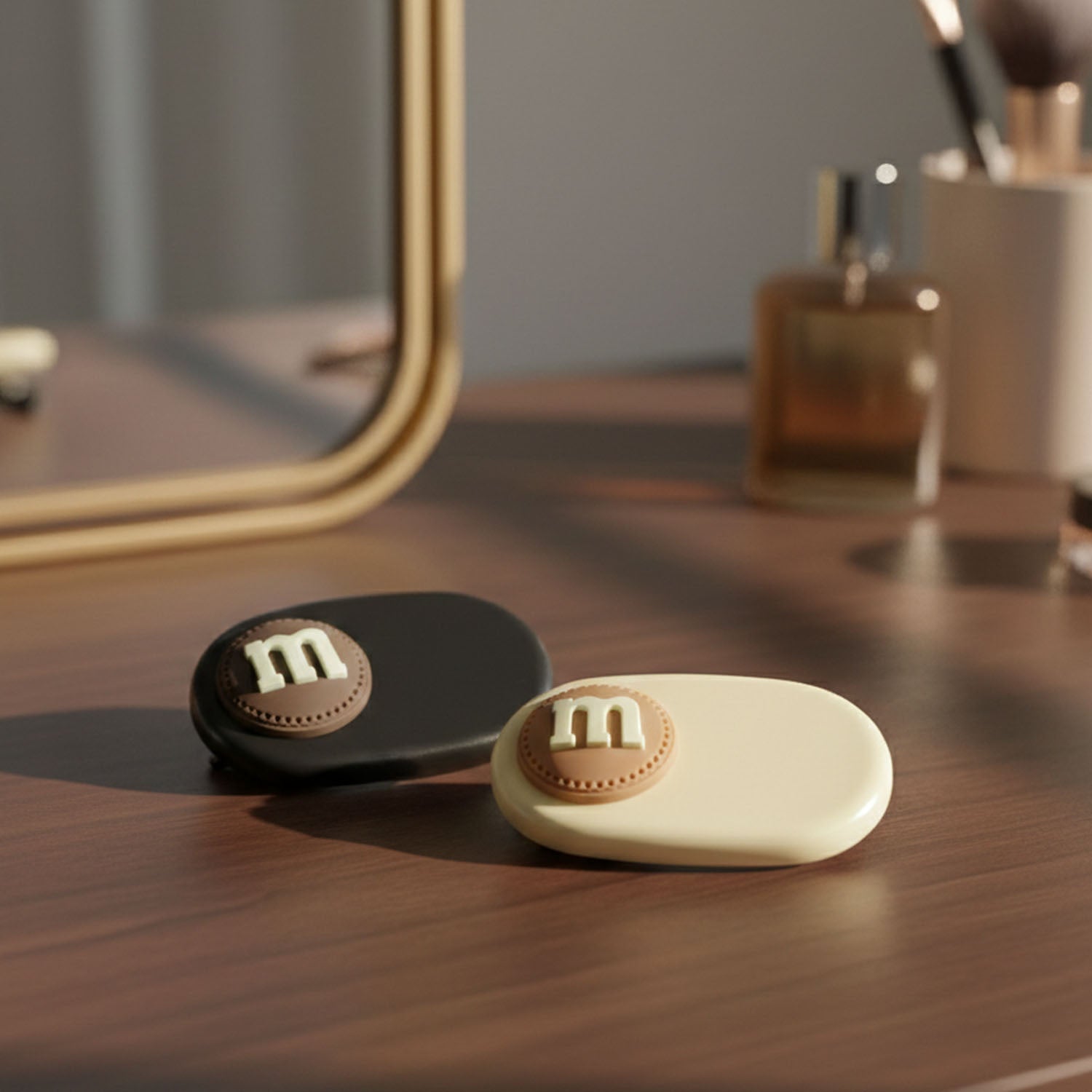 Alphabet Letter Design Decorative Hair Clips Set (2 Pc)