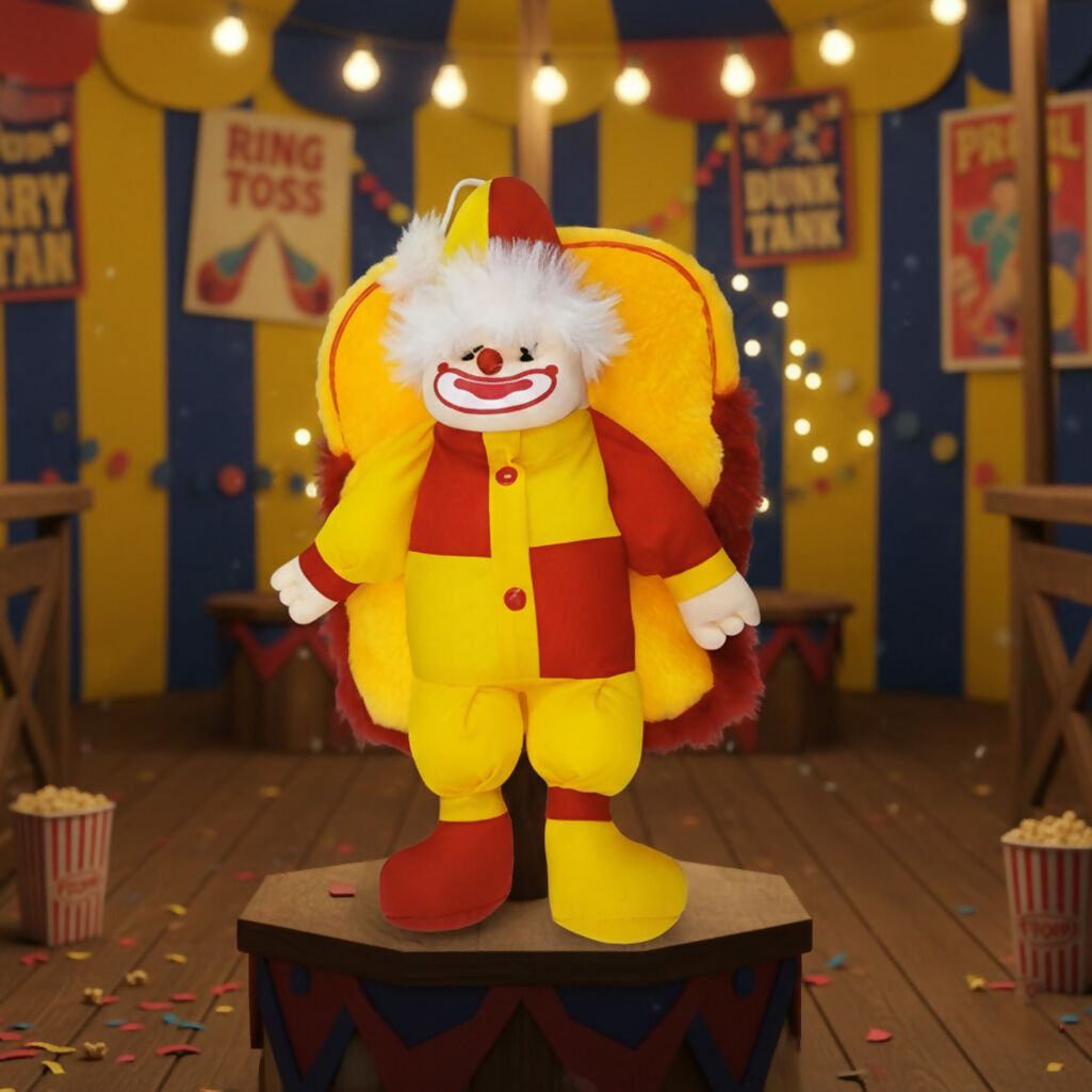 Kids Clown Bag – Soft Cartoon School Bag for Toddlers & Preschoolers Multicolor