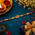 Premium Lord Krishna Designer Rakhi for Brother | Elegant Raksha Bandhan Gift
