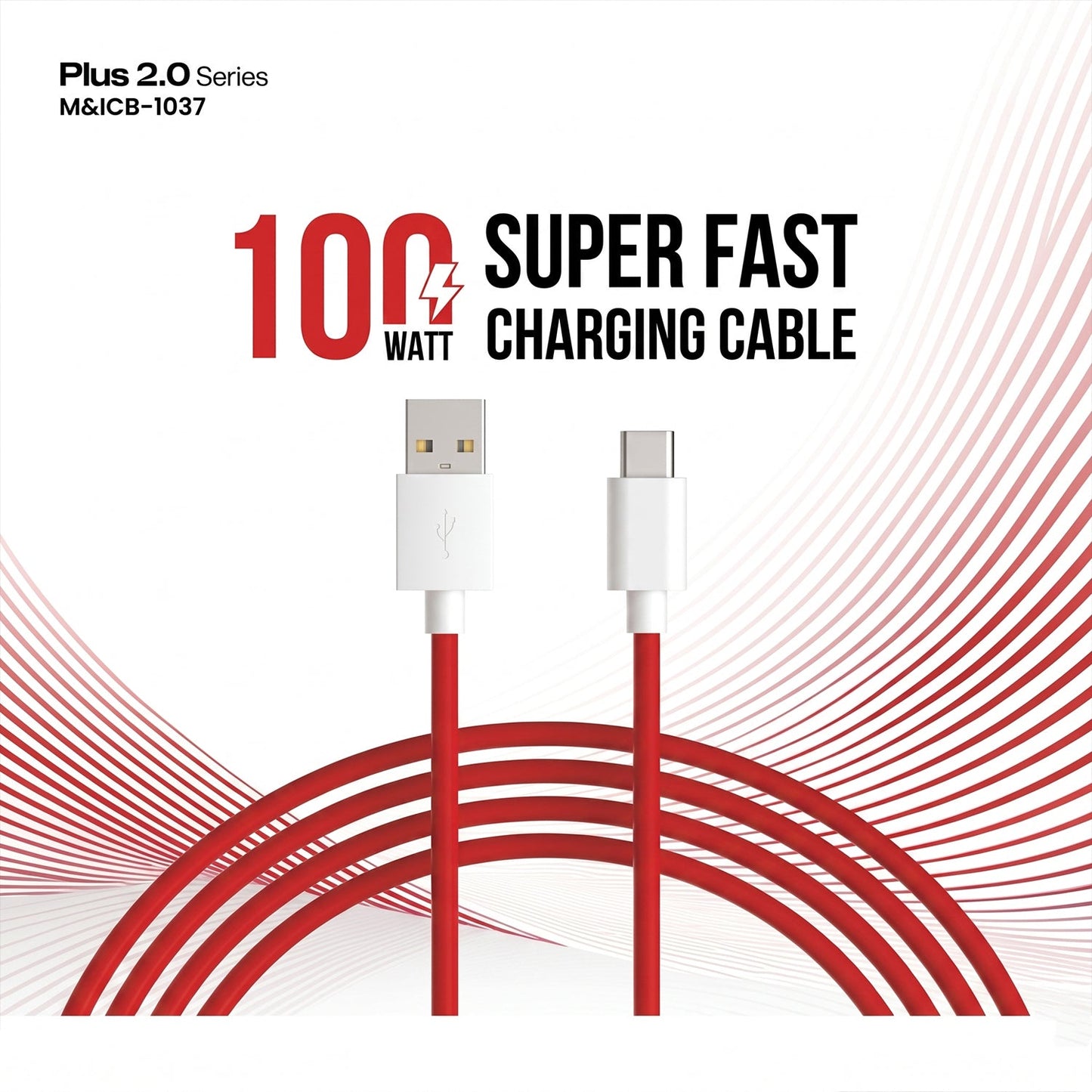 Plus 2.0 Series charging cable packaging
