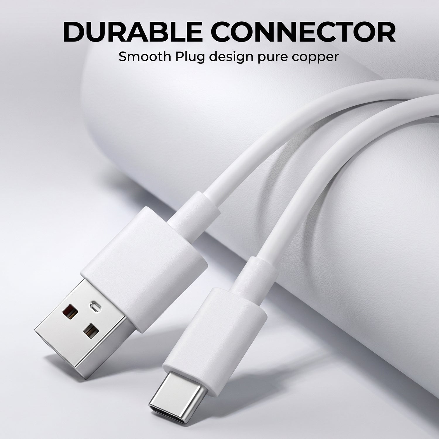 10W USB to Type-C Charging Cable (1 Pc, 1 Mtr)
