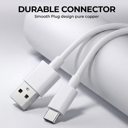 10W USB to Type-C Charging Cable (1 Pc, 1 Mtr)