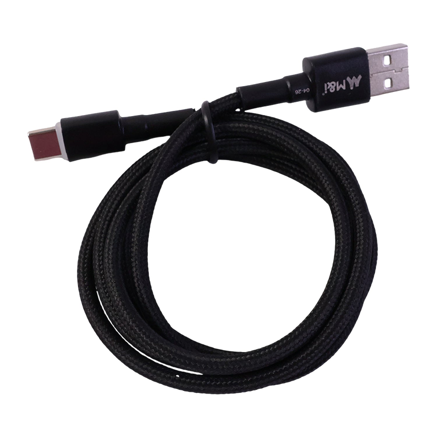 65W USB to Type-C Braided Charging Cable with Mobile Stand (1 Pc, 1 Mtr)