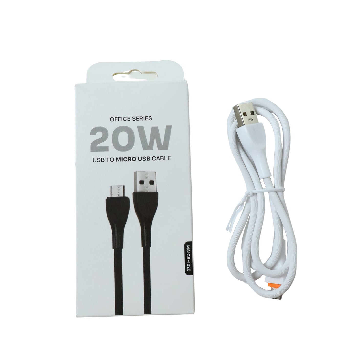 Office Series 20W USB to Micro USB Fast Charging Cable (1 Pc)