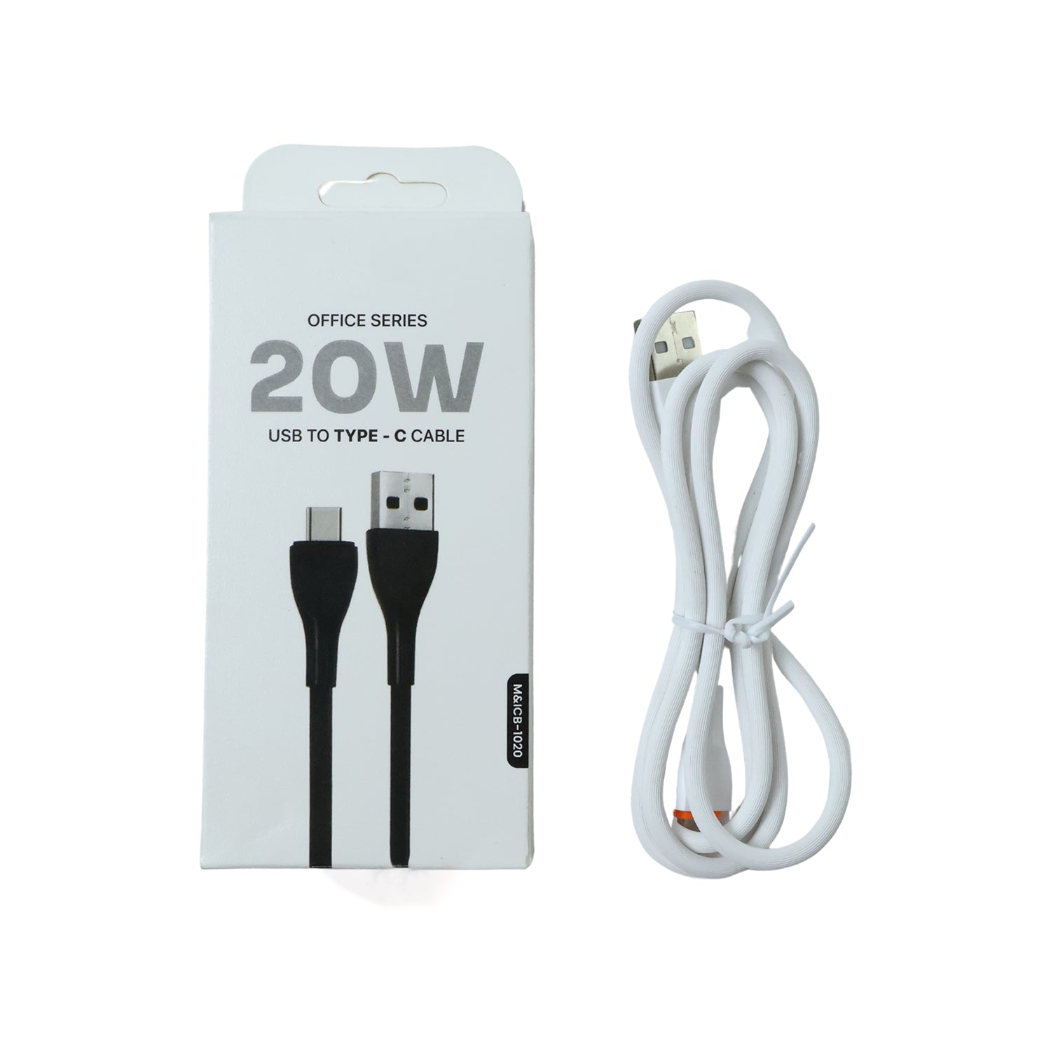 Office Series 20W USB to Type-C Fast Charging Cable (1 Pc)