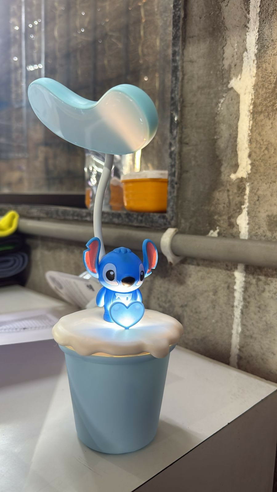 Cute Cartoon LED Desk Lamp for Kids Room, Study Night Light with Soft Glow