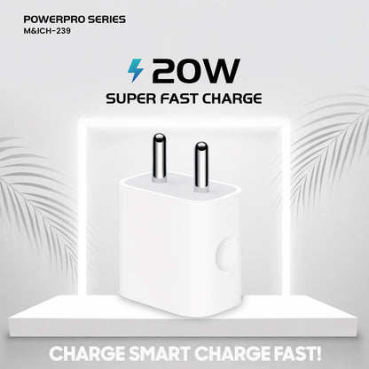 PowerPro 20W Fast Charger closeup view