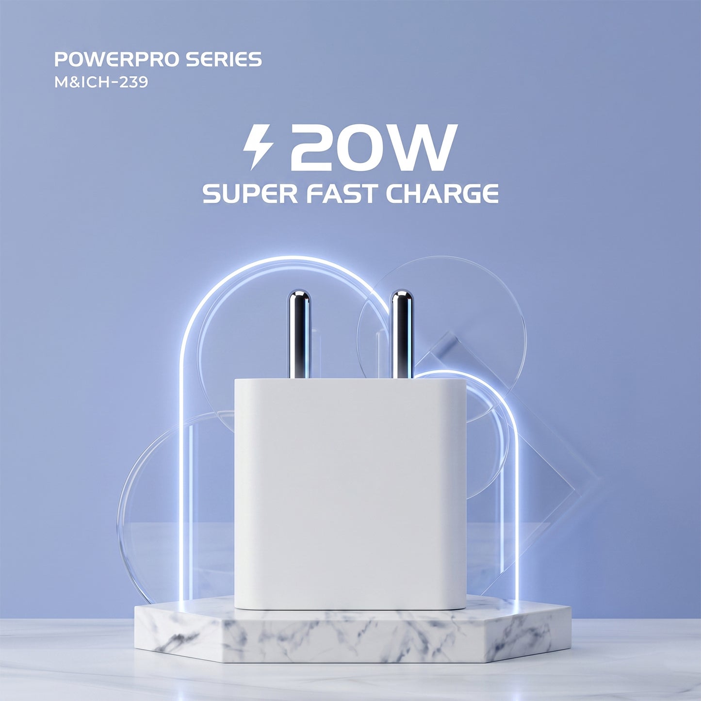 PowerPro USB-C charger plugged in for charging