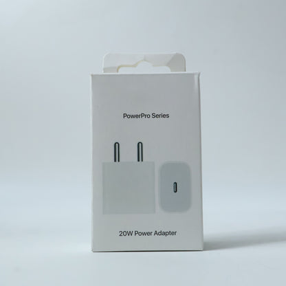 PowerPro USB-C Power Adapter displayed on desk