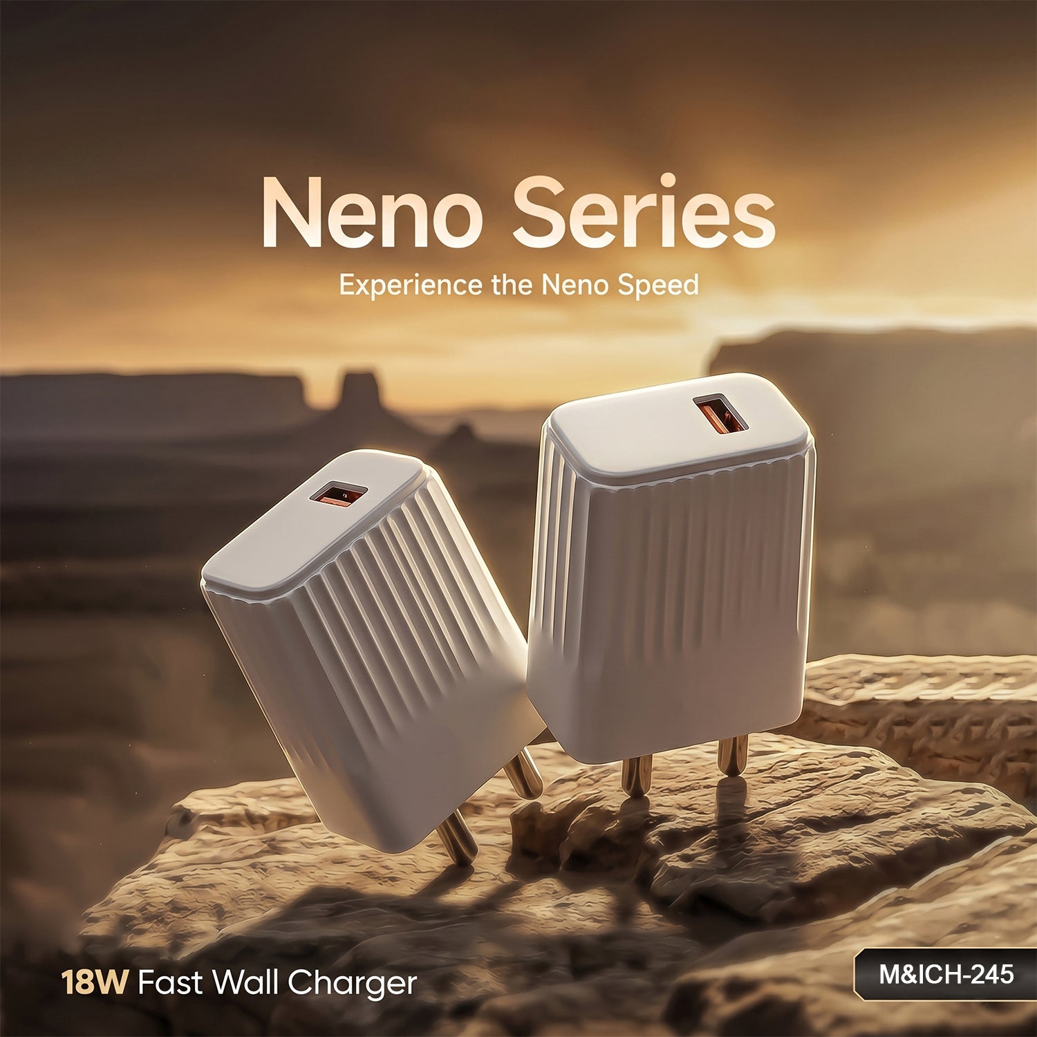 18W Fast Charging USB Wall Adapter with Free Micro USB Cable