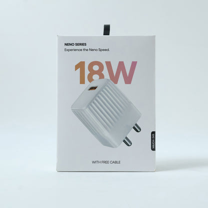 18W Fast Charging USB Wall Adapter with Free Micro USB Cable