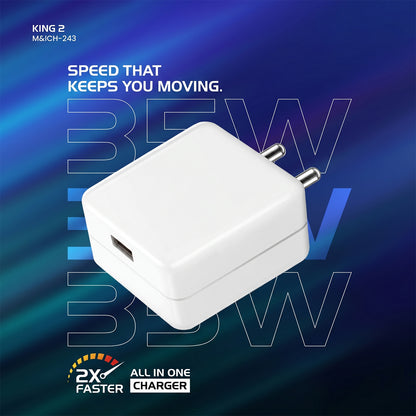 Compact King 2 Series 35W charger angled view