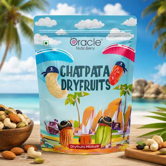 Oracle Chatpata Dry Fruit Mixer, Spicy Masala Trail Mix 200g