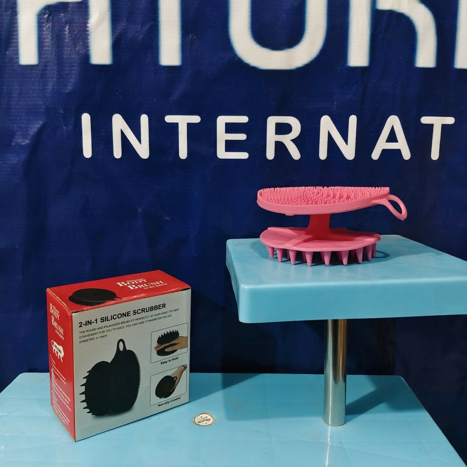 2 in 1 Silicone Body Scrubber