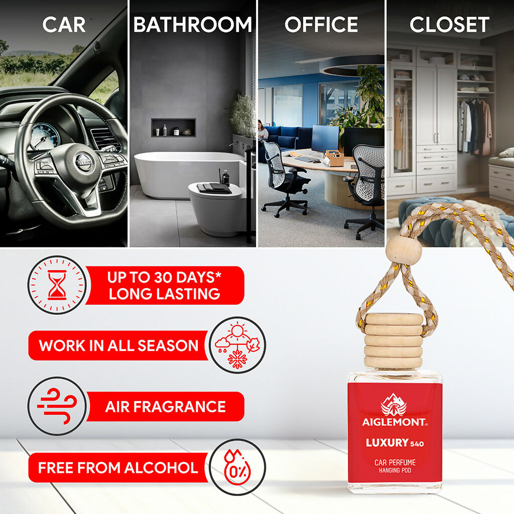 Aiglemont Luxury 540 Car Perfume Hanging Pod 10ml