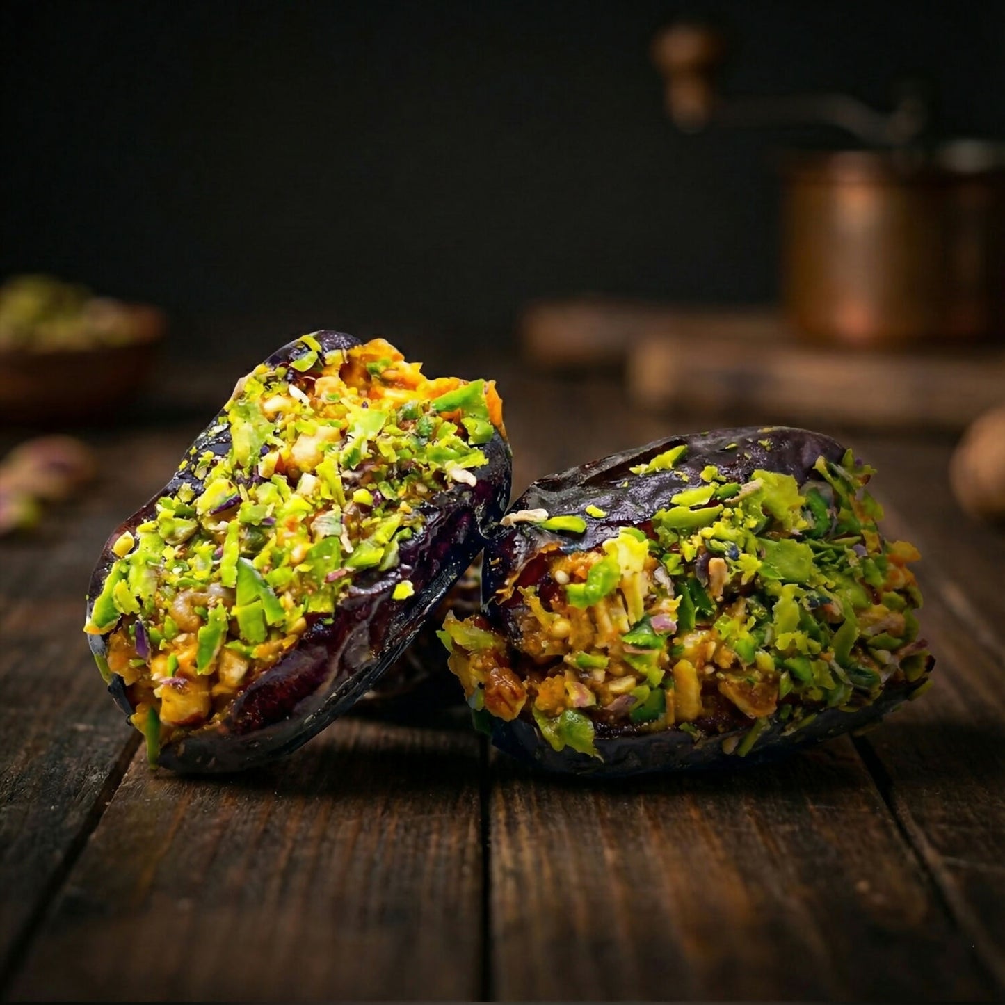 Oracle Dates Khaleezi – Premium Stuffed Dates with Nuts, Pista & Honey Notes (100Gm)