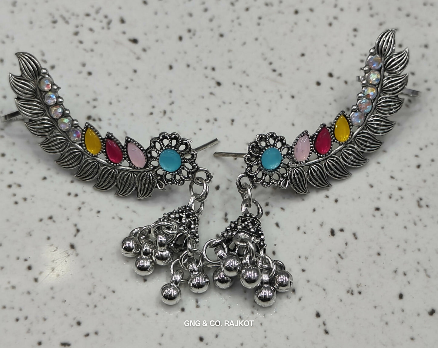 Silver Jhumka Earings