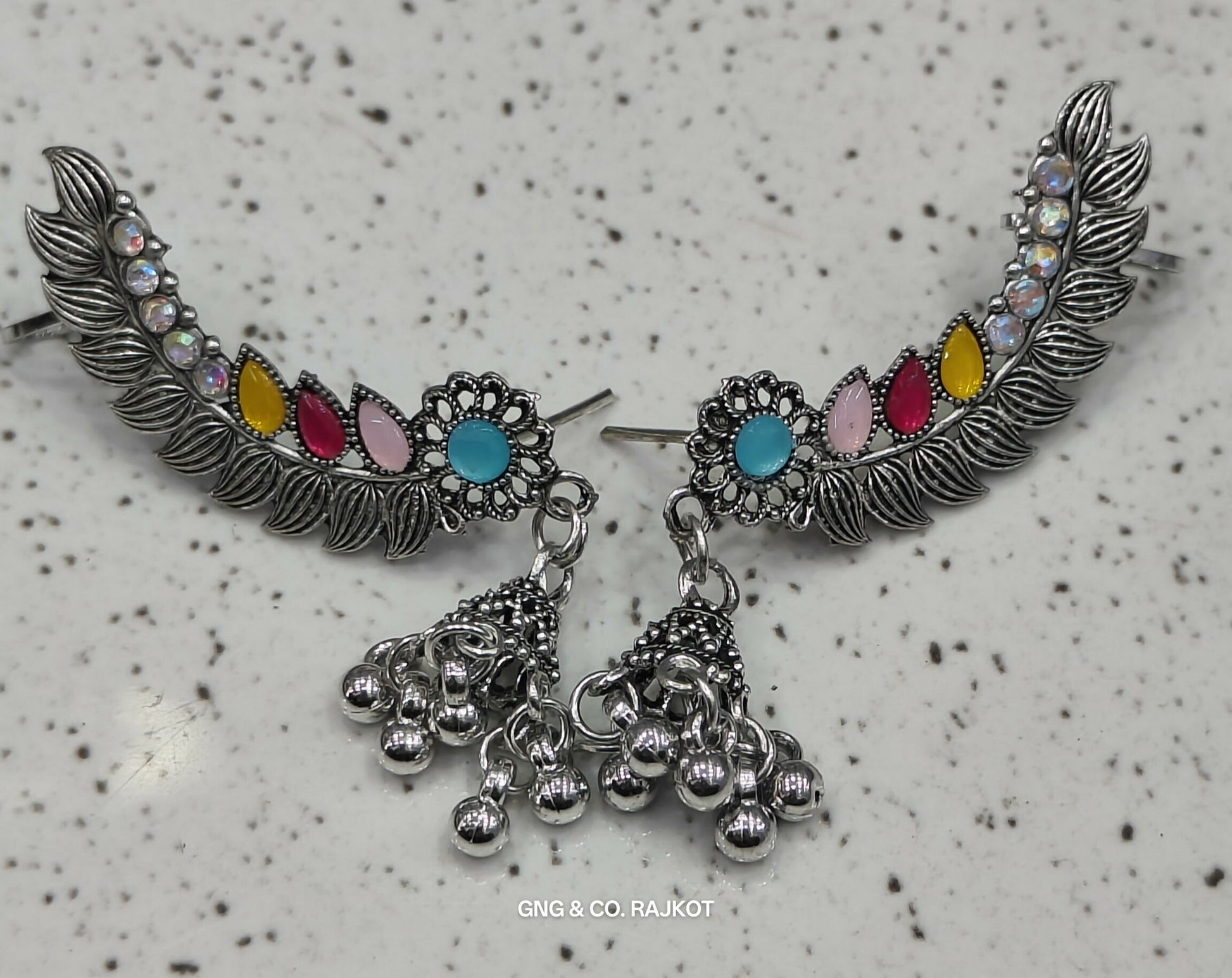 Silver Jhumka Earings