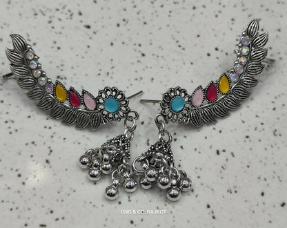 Silver Jhumka Earings