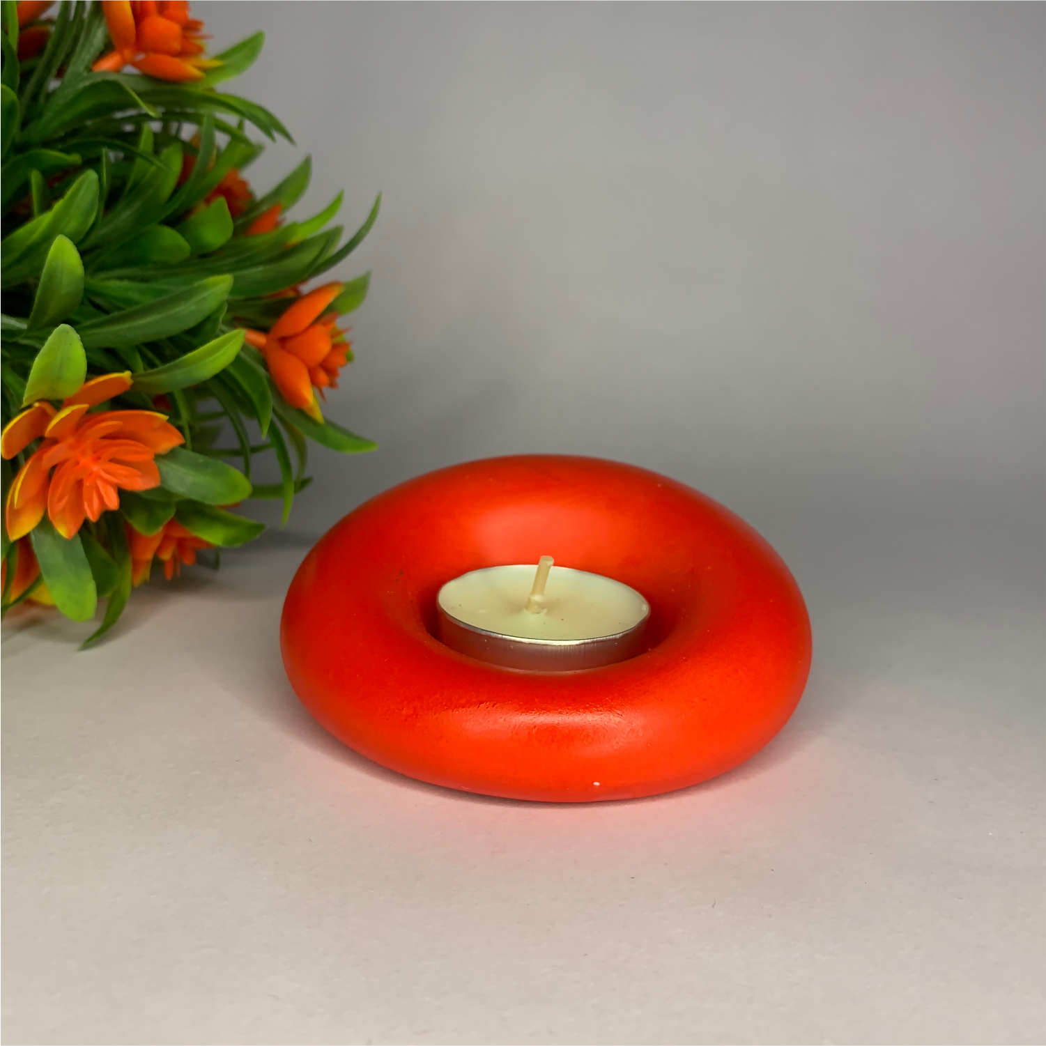 Gadi Diya red tealight candle Elegant Home Decor Handmade