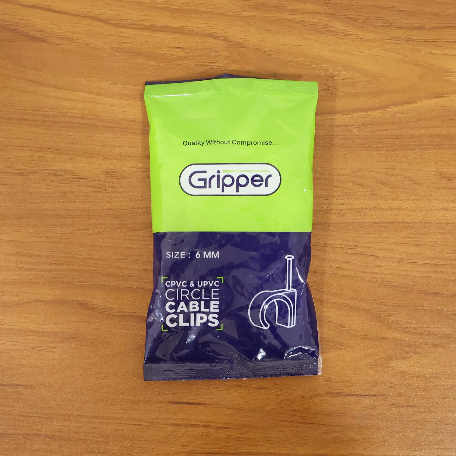 Premium Cable Management Nail Clips for Wire Organization (100 Pc / 6mm)