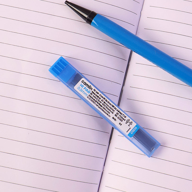 Camlin Hi-Par Leads 0.5 mm HB – High Polymer Mechanical Pencil Leads (10 Tubes Pack)