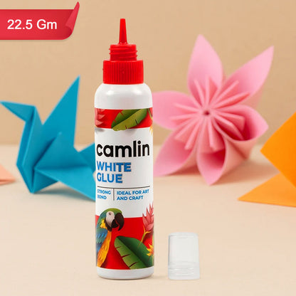 Camlin White Glue 22.5 gm – Strong Bond Adhesive for Art, Craft & School Projects