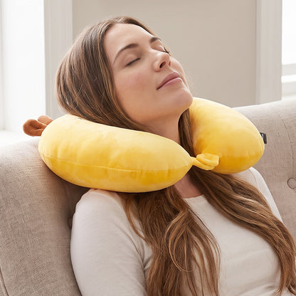 U-Shaped Travel Neck Pillow, Cute Capybara Soft Plush Pillow for Travel (1 Pc)