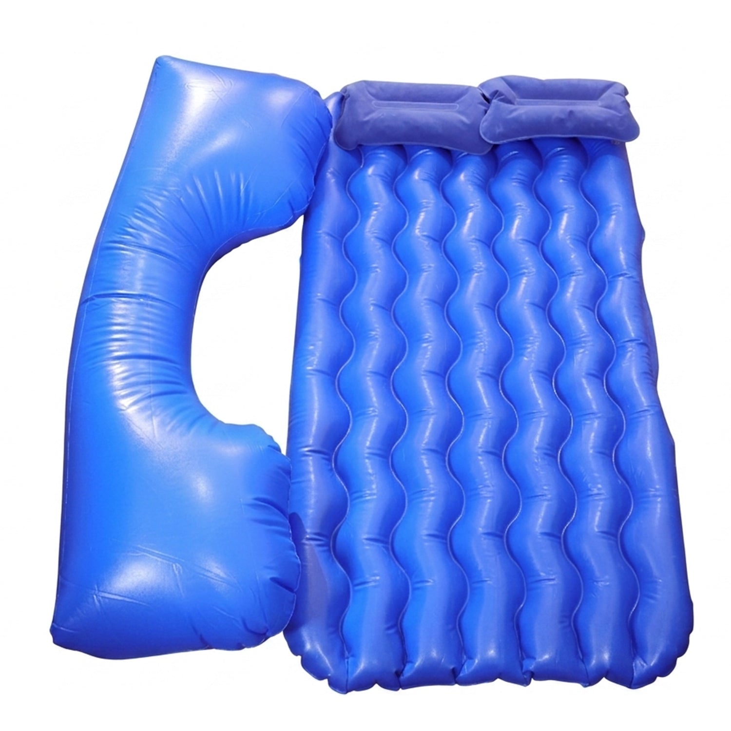 Inflatable air mattress for car interior