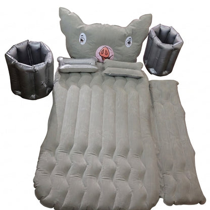 Inflatable car air mattress providing comfortable sleeping space