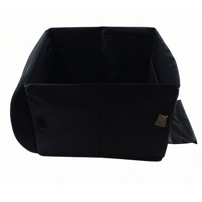 Foldable Car Organizer Box, Front Seat Storage with Fold-Out Armrest Cushion (1 Pc)