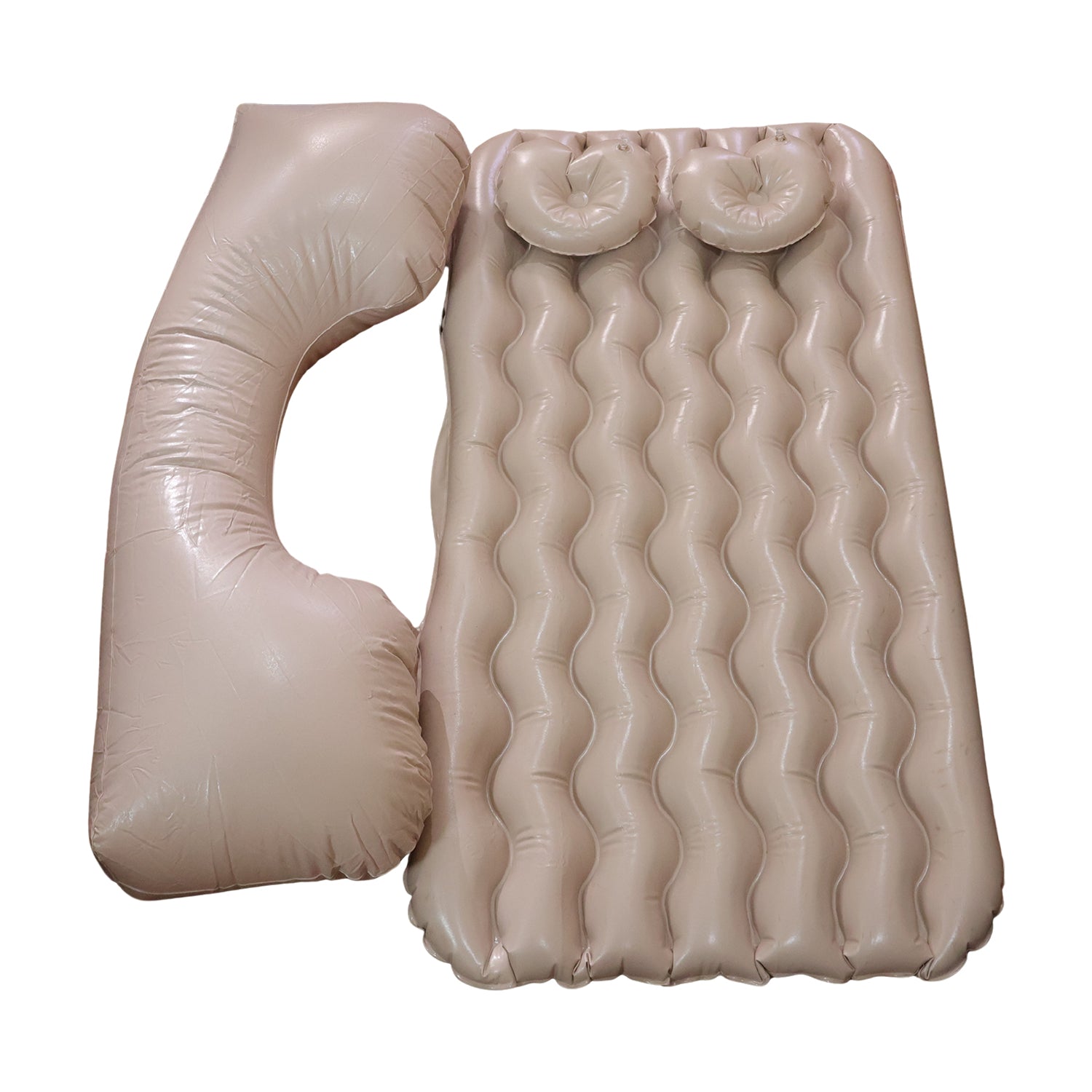 Inflatable air mattress for car back seat