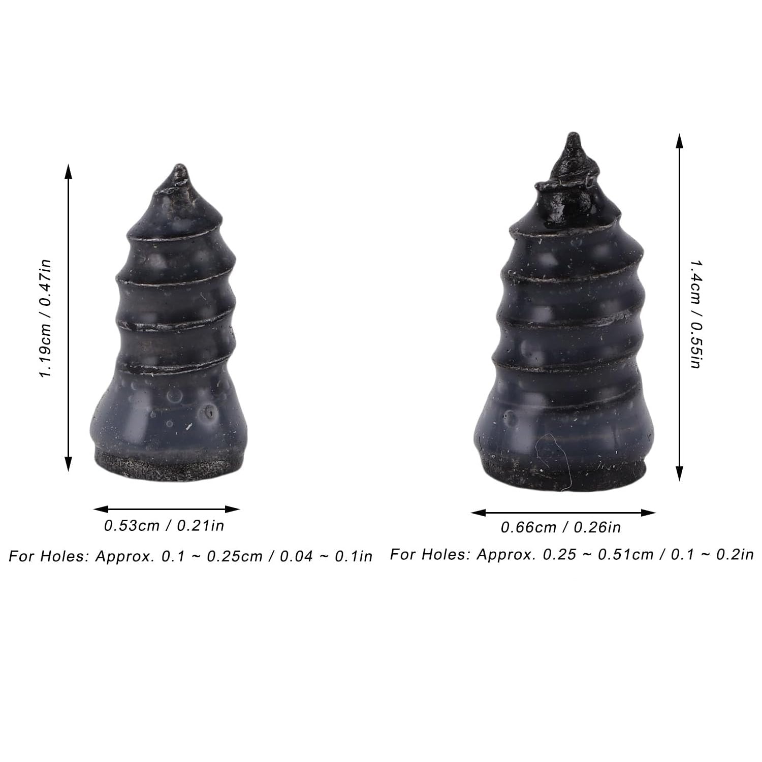Tire nail size comparison pink