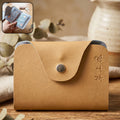 Premium Button Closure Card Holder Wallet – Compact & Secure Storage