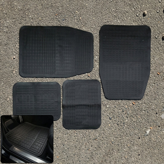 Premium Heavy Duty Car Floor Mat Set (4 Pc)