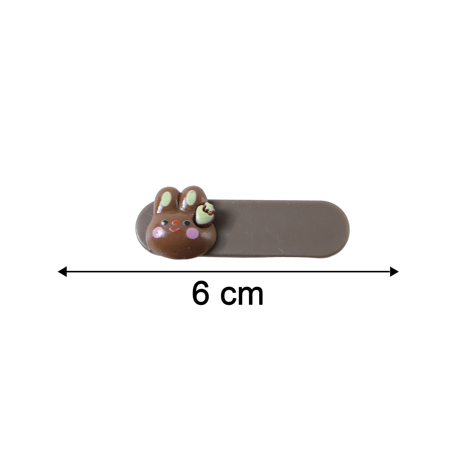 Cute Bunny Face Decorative Hair Clips Set (4 Pc)