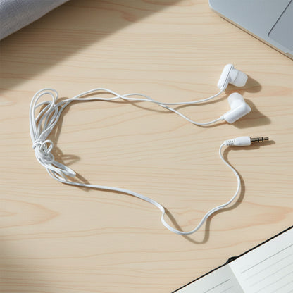 Earphone carry case with wired earphones set