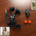 Cartoon Style Wired In-Ear Earphones – Comfortable Silicone Tips
