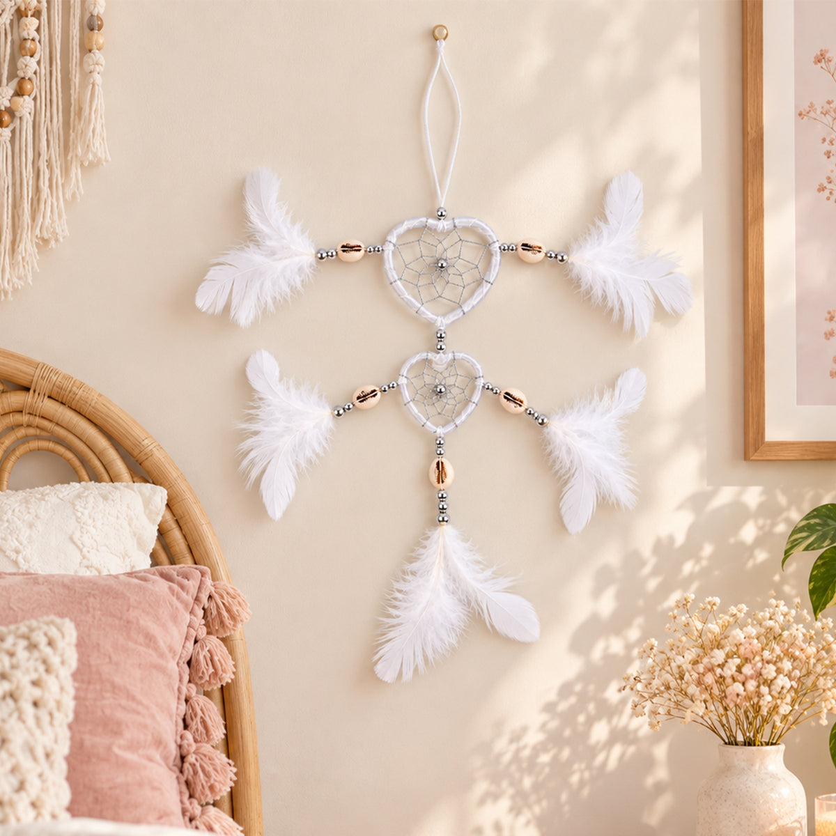Decorative Hanging Wind Chime for Balcony, Garden and Window Decor (1 Pc)