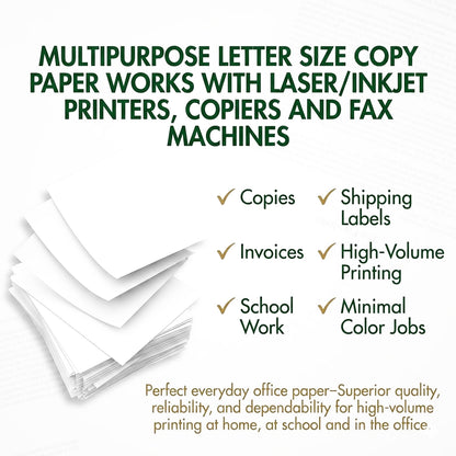 Pack of Papezo A4 copier paper displaying brand and specifications