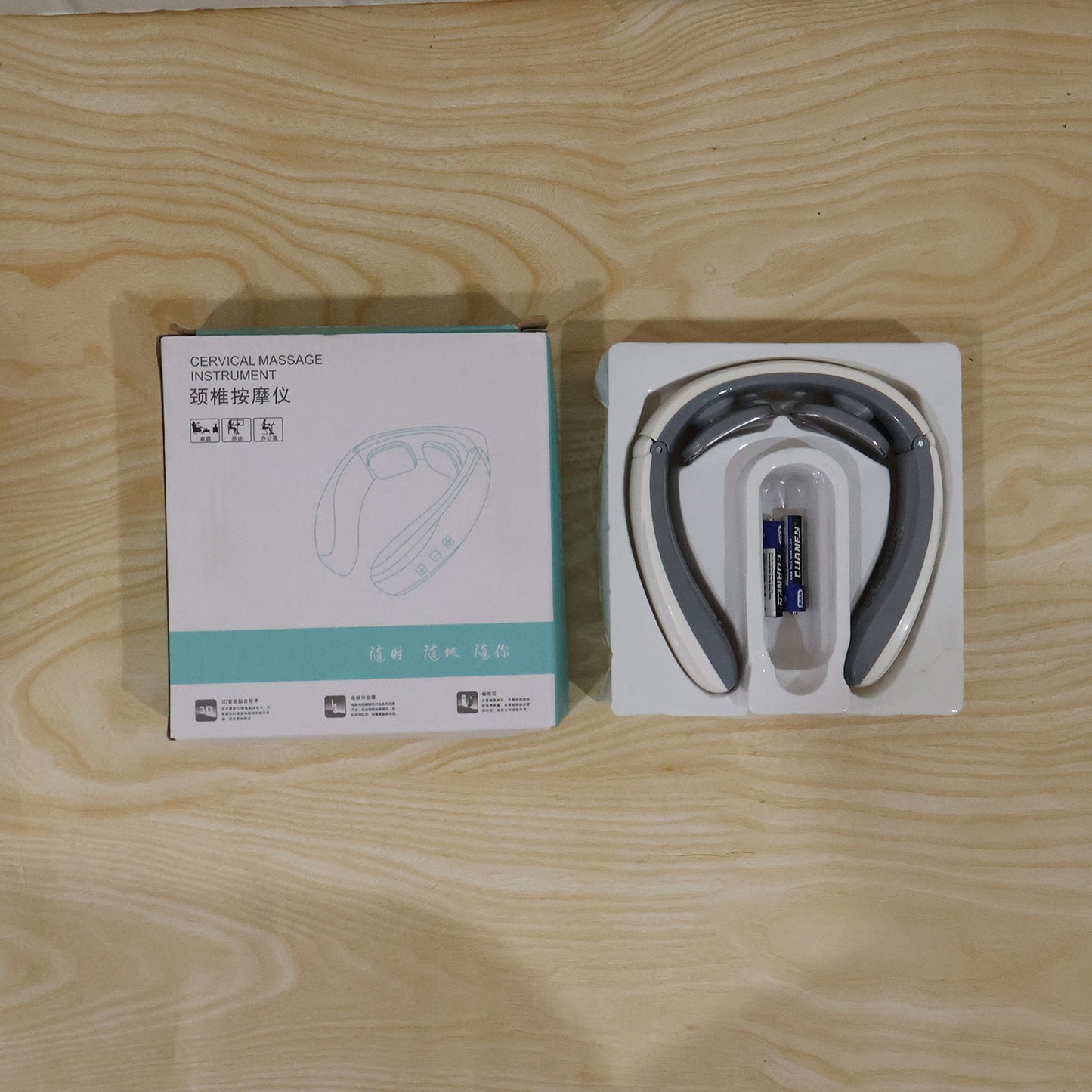 Wireless Electric Neck Massager Cordless Cervical Pulse Massage Device (1 Pc)