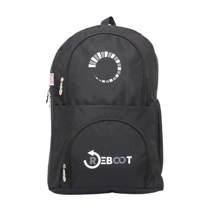 Reboot Multicolor Backpack – Durable Travel Bag with Multiple Compartments, Modern Tech Logo for Work, School & Daily Use