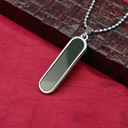Customize Minimalist Bar Pendant Necklace with Chain (1 Pc)
