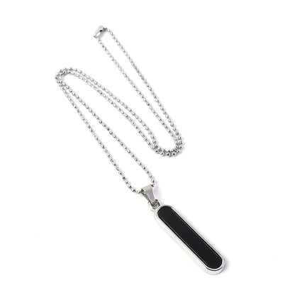 Customize Minimalist Bar Pendant Necklace with Chain (1 Pc)