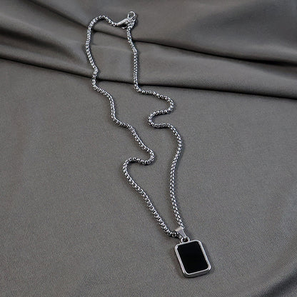 Premium Stainless-Steel Men’s Fashion Pendant Chain (1 Pc)