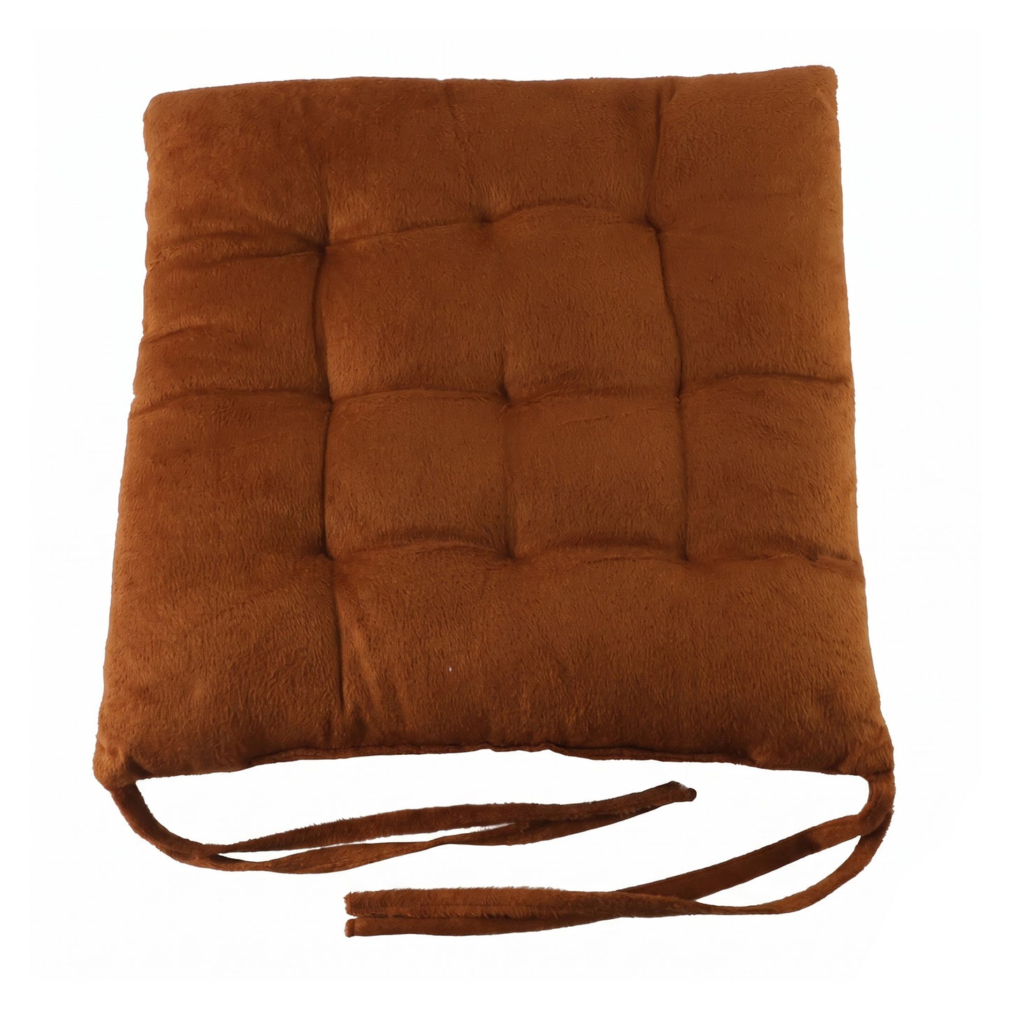 Comfortable Chair Cushion 38x38 Cm with Tie Straps Seat Pad (1 Pc)