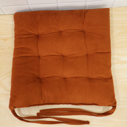 Comfortable Chair Cushion 38x38 Cm with Tie Straps Seat Pad (1 Pc)